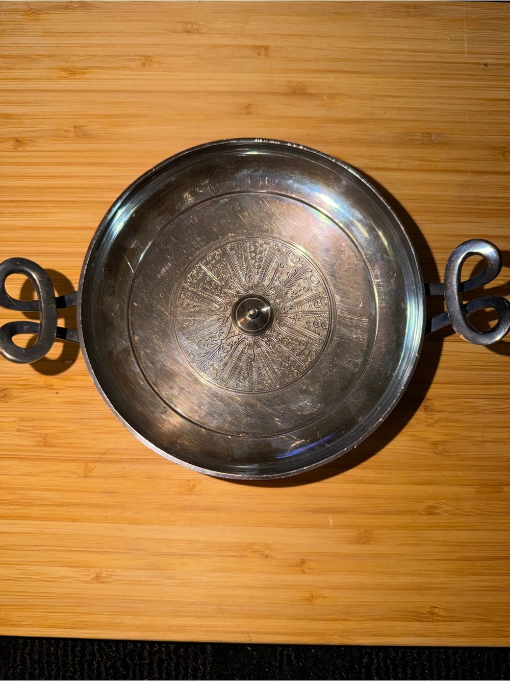 Vintage Gorham Silverplate Greek Kylix Replica Bowl- Metropolitan Muesum of Art